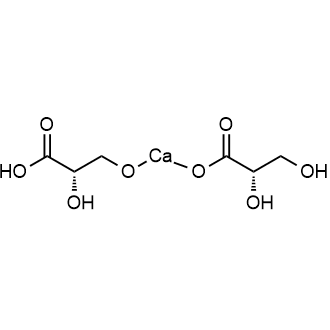 L-Glyceric acid hemi-calcium salt Chemical Structure