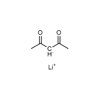 Lithium acetylacetonate التركيب الكيميائي