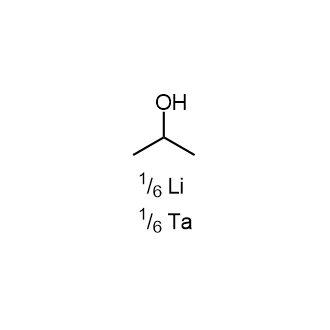 Lithium tantalum isopropoxide, 99.9% (metals basis) Chemical Structure