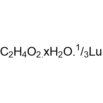 Lutetium(III) acetate hydrate, REacton|r, 99.9% (REO) التركيب الكيميائي