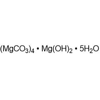 Magnesium carbonate hydroxide pentahydrate,98.00% 化学構造