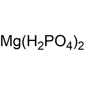 Magnesium dihydrogen phosphate 化学構造