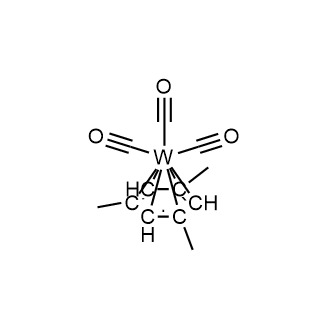 Mesitylene tungsten tricarbonyl Chemical Structure