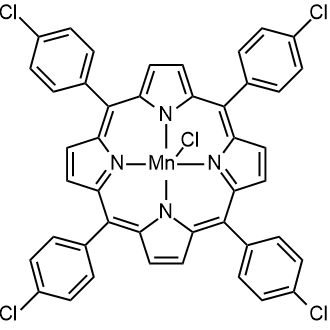 meso-?Tetrakis(4-?chlorophenyl)?porphyrin-?Mn(III)?chloride Chemical Structure