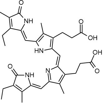 Mesobiliverdin (microbial source) Chemical Structure