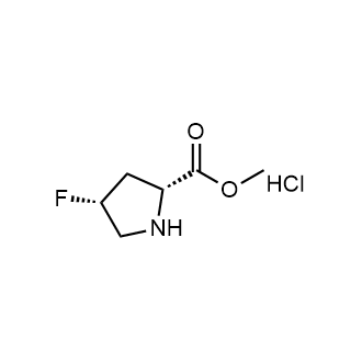 Methyl (2R,4R)-4-fluoropyrrolidine-2-carboxylate hydrochloride التركيب الكيميائي