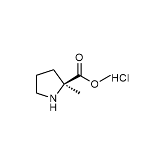 Methyl (2S)-2-methylpyrrolidine-2-carboxylate hydrochloride Chemical Structure