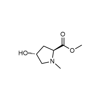 Methyl (2S,4R)-4-hydroxy-1-methylpyrrolidine-2-carboxylate Chemical Structure