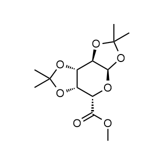 Methyl (3aR,5S,5aR,8aS,8bR)-2,2,7,7-tetramethyltetrahydro-5H-bis([1,3]dioxolo)[4,5-b:4',5'-d]pyran-5-carboxylate Chemische Struktur