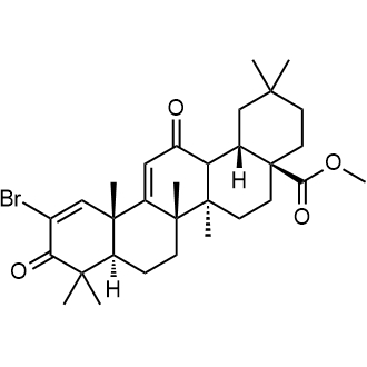 Methyl (4aS,6aR,6bS,8aR,12aR,14bS)-11-bromo-2,2,6a,6b,9,9,12a-heptamethyl-10,14-dioxo-1,3,4,5,6,6a,6b,7,8,8a,9,10,12a,14,14a,14b-hexadecahydropicene-4a(2H)-carboxylate Chemical Structure