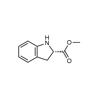 Methyl (S)-indoline-2-carboxylate Chemical Structure