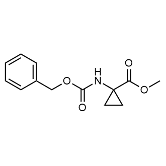 Methyl 1-{[(benzyloxy)carbonyl]amino}cyclopropane-1-carboxylate 化学構造