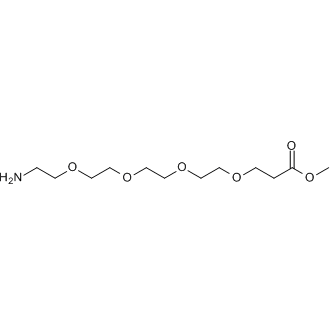 Methyl 1-amino-3,6,9,12-tetraoxapentadecan-15-oate Chemical Structure