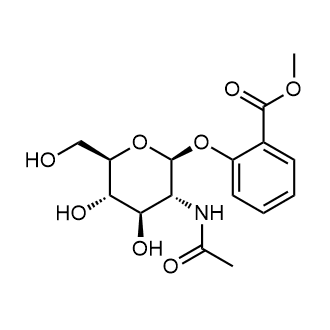 Methyl 2-(((2S,3R,4R,5S,6R)-3-acetamido-4,5-dihydroxy-6-(hydroxymethyl)tetrahydro-2H-pyran-2-yl)oxy)benzoate Chemical Structure