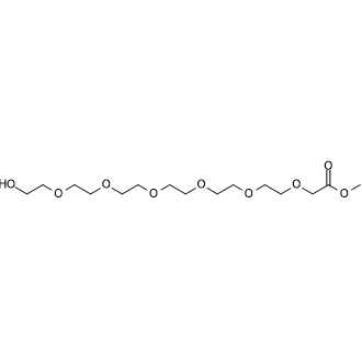 Methyl 20-hydroxy-3,6,9,12,15,18-hexaoxaicosanoate Chemical Structure