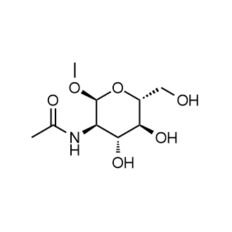 Methyl 2-acetamido-2-deoxy-alpha-d-glucopyranoside التركيب الكيميائي