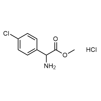 Methyl 2-amino-2-(4-chlorophenyl)acetate hydrochloride 化学構造