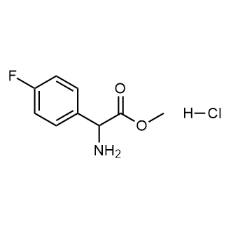 Methyl 2-amino-2-(4-fluorophenyl)acetate hydrochloride Chemical Structure