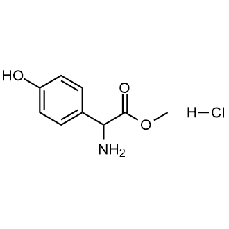 Methyl 2-amino-2-(4-hydroxyphenyl)acetate hydrochloride Chemical Structure