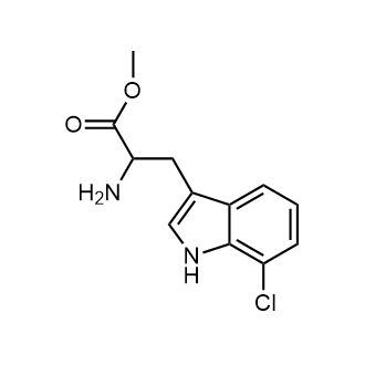 Methyl 2-amino-3-(7-chloro-1H-indol-3-yl)propanoate Chemical Structure