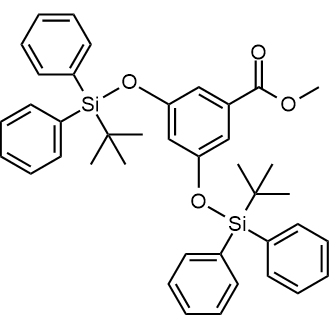 Methyl 3,5-bis((tert-butyldiphenylsilyl)oxy)benzoate Chemical Structure