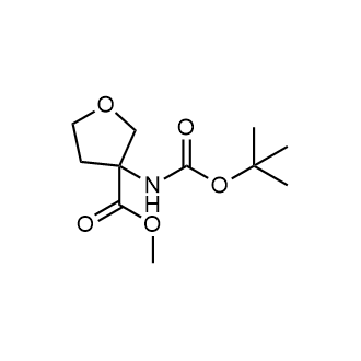 Methyl 3-{[(tert-butoxy)carbonyl]amino}oxolane-3-carboxylate Chemical Structure