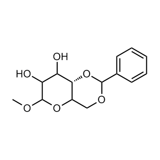 Methyl 4,6-o-benzylidene-beta-d-glucopyranoside Chemical Structure