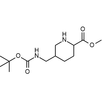 Methyl 5-({[(tert-butoxy)carbonyl]amino}Methyl)piperidine-2-carboxylate Chemical Structure