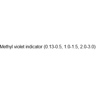 Methyl violet indicator (0.13-0.5, 1.0-1.5, 2.0-3.0) Chemical Structure