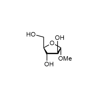 Methyl α-D-arabinofuranoside التركيب الكيميائي