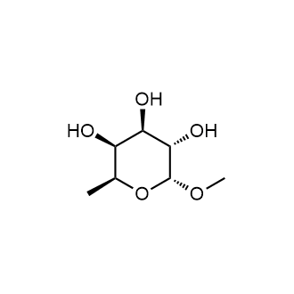 Methyl α-L-Fucopyranoside 化学構造