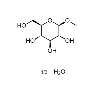 Methyl β-D-glucopyranoside (hemihydrate) Chemical Structure