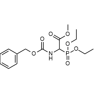 Methyl2-(((benzyloxy)carbonyl)amino)-2-(diethoxyphosphoryl)acetate Chemical Structure