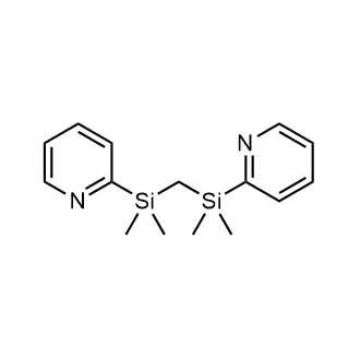 Methylenebis[dimethyl(2-pyridyl)silane] 化学構造