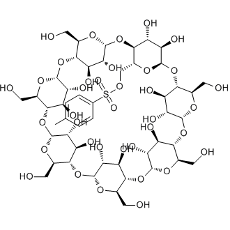 Mono-(6-p-toluenesulfonyl)-β-cyclodextrin Chemical Structure