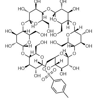 Mono-6-O-(p-toluenesulfonyl)-α-cyclodextrin Chemical Structure