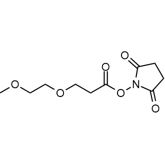 m-PEG2-NHS ester Chemical Structure