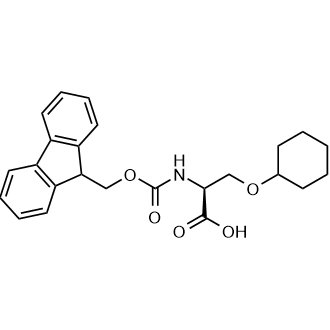 N-(((9H-Fluoren-9-yl)methoxy)carbonyl)-O-cyclohexyl-L-serine التركيب الكيميائي