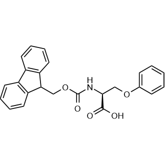 N-(((9H-Fluoren-9-yl)methoxy)carbonyl)-O-phenyl-L-serine Chemical Structure