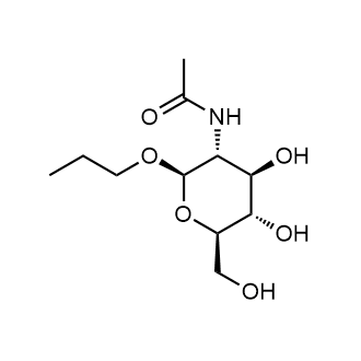 N-((2R,3R,4R,5S,6R)-4,5-dihydroxy-6-(hydroxymethyl)-2-propoxytetrahydro-2H-pyran-3-yl)acetamide Chemical Structure