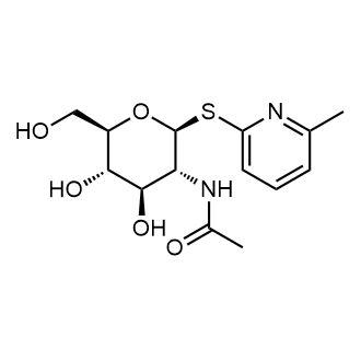 N-((2S,3R,4R,5S,6R)-4,5-dihydroxy-6-(hydroxymethyl)-2-((6-methylpyridin-2-yl)thio)tetrahydro-2H-pyran-3-yl)acetamide Chemische Struktur