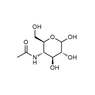 N-((2S,3S,4S,5R)-4,5,6-trihydroxy-2-(hydroxymethyl)tetrahydro-2H-pyran-3-yl)acetamide Chemical Structure