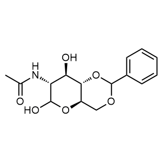 N-((4aR,7R,8R,8aS)-6,8-dihydroxy-2-phenylhexahydropyrano[3,2-d][1,3]dioxin-7-yl)acetamide Chemische Struktur