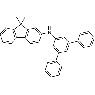 N-([1,1':3',1''-terphenyl]-5'-yl)-9,9-dimethyl-9H-fluoren-2-amine Chemical Structure