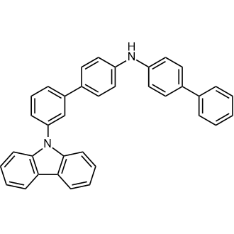 N-([1,1'-Biphenyl]-4-yl)-3'-(9H-carbazol-9-yl)-[1,1'-biphenyl]-4-amine Chemical Structure