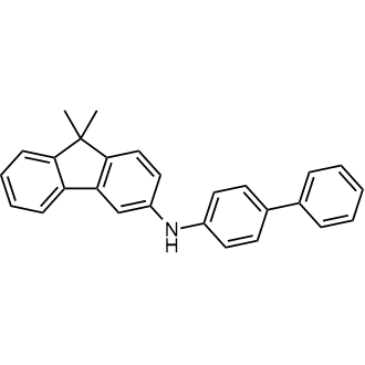 N-([1,1'-Biphenyl]-4-yl)-9,9-dimethyl-9H-fluoren-3-amine التركيب الكيميائي