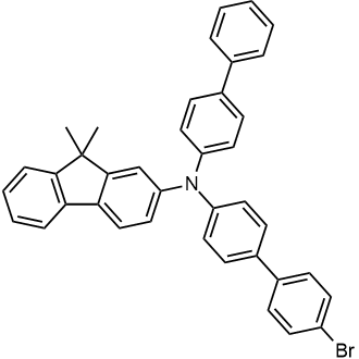 N-([1,1'-Biphenyl]-4-yl)-N-(4'-bromo-[1,1'-biphenyl]-4-yl)-9,9-dimethyl-9H-fluoren-2-amine Chemical Structure