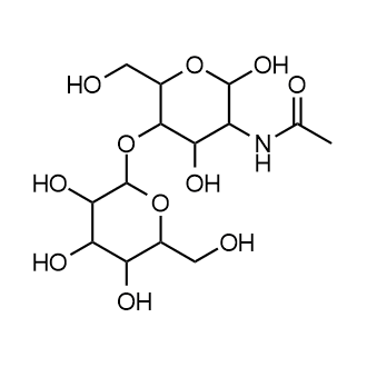 N-(2,4-dihydroxy-6-(hydroxymethyl)-5-((3,4,5-trihydroxy-6-(hydroxymethyl)tetrahydro-2H-pyran-2-yl)oxy)tetrahydro-2H-pyran-3-yl)acetamide Chemical Structure