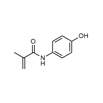 N-(4-Hydroxyphenyl)methacrylamide Chemical Structure