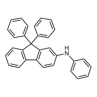 N,9,9-Triphenyl-9H-fluoren-2-amine Chemical Structure